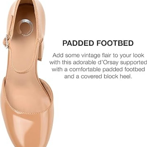 Black and Tan Patent Hesster Mary Jane Pumps Bundle 7 WIDE - Picture 4 of 8